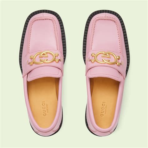 wearing pink gucci loafers|saks gucci loafer.